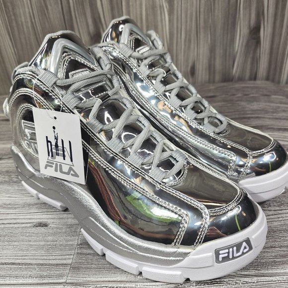 Fila Shoes Fila Grant Hill 2 Metallic Silver Shoes Mens Size 95 New Poshmark